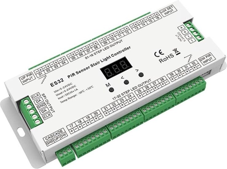 Efectoled - Controller Folge Deinen Schritten für Treppen mit PIR-Sensor Weiß