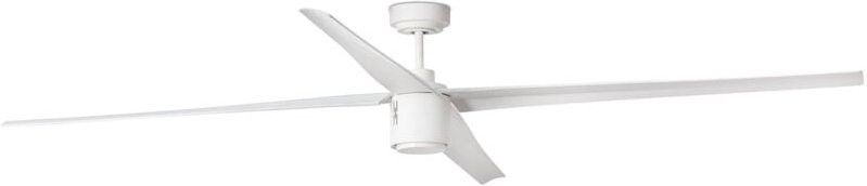 Faro Attos XXL 3-Flügel Deckenventilator Mattweiß mit Licht 3000K Wiz Smart System