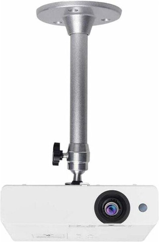 Deckenhalterung für Projektoren, Tragfähigkeit 3 kg, 360°-Drehung, 90°-Neigungswinkel, Decken- und Wandhalterung für Min...