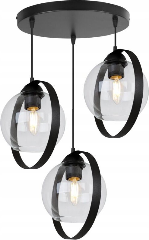 Moderne Hängelampe Mit Glasschirmringen