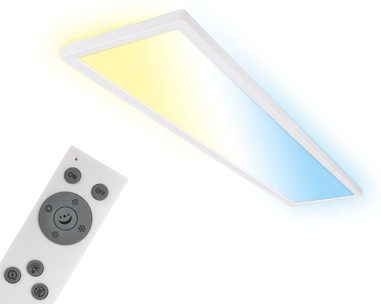 Thumbnail - Briloner - led Deckenlampe 98cm led Deckenleuchte led Panel Flach Dimmbar Fernbedienung