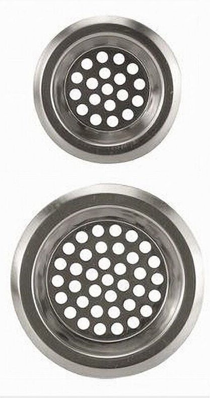Thumbnail - Trade Shop Traesio - Trade Shop - set 2PZ filter schutz lavello cucina bagno doccia da 6CM 7.5CM 10399 -