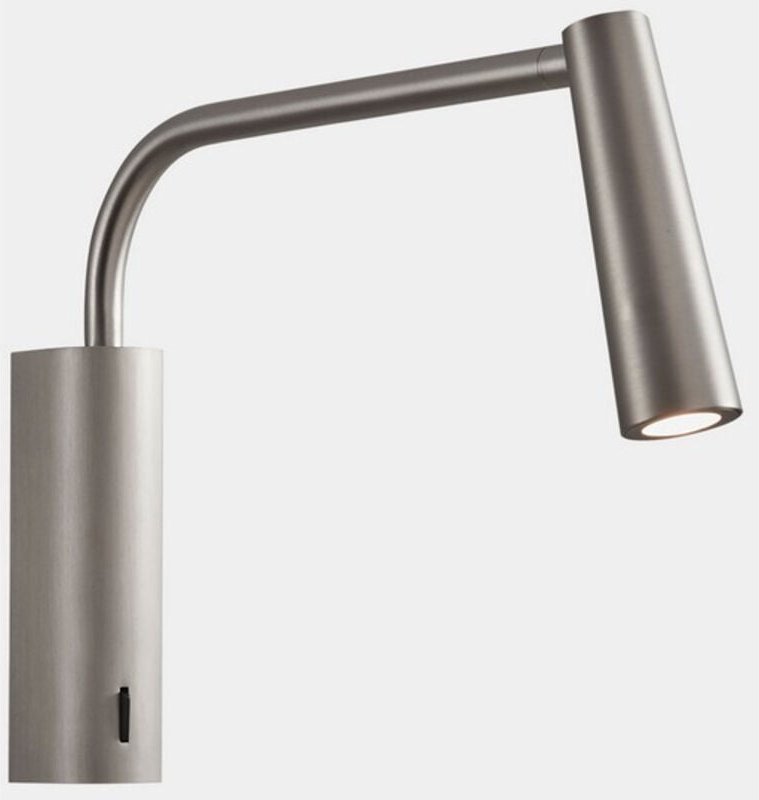 Leds C4 Gamma Extend LED-Leselicht Verstellbarer Arm Nickel satiniert IP20 2.1W 2700K700