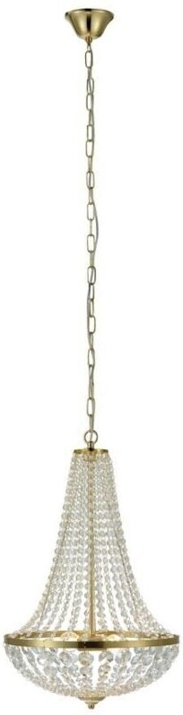 GRS106119 - 2 Licht Kristall Kronleuchter Deckenleuchte Messing, E14 - Markslojd