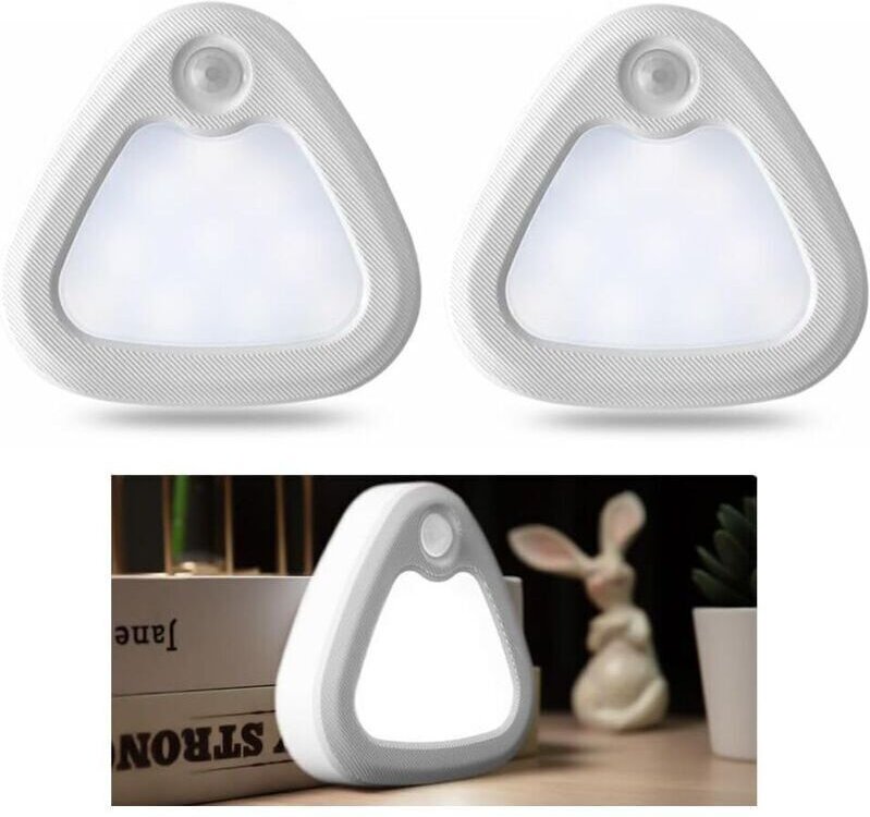LED-Nachtlicht mit Bewegungssensor, bewegungsaktivierte Innenbeleuchtung, batteriebetriebenes kabelloses LED-Licht, Magn...