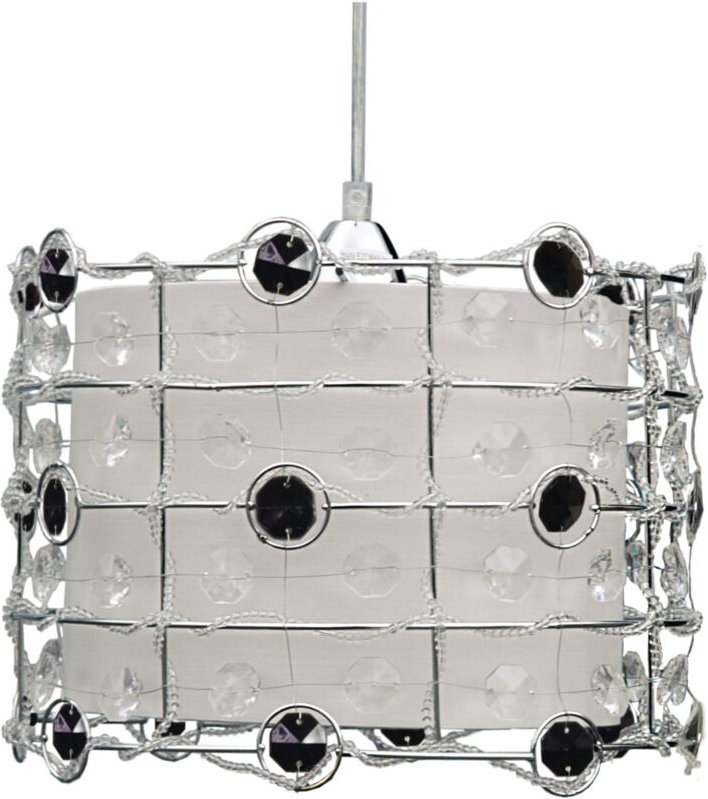 Candellux SENECA 31-02969 Pendelleuchte aus schwarzem Kristall