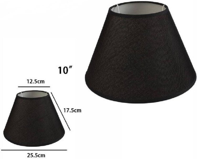 Trade Shop Traesio - Trade Shop - paralum conkilindro classico ricambio für lampada und applique in tessutututut - -10'-...