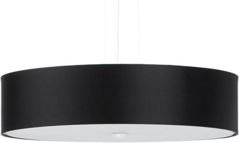 Schwarze Hängelampe mit Stoffschirm Ø50 cm SKALA 5xE27 15W SL.0758 Sollux Lighting