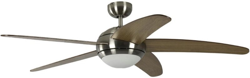 Thumbnail - Deckenventilator Melton Nickel / Ahorn mit Licht