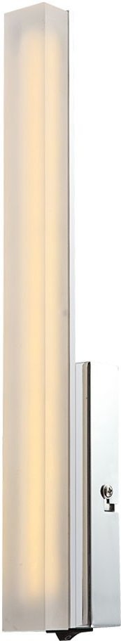 Led 7 Watt Wand Leuchte Wohn Ess Zimmer Beleuchtung Chrom Küchen Lampe satiniert Globo 68062W