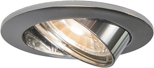 Moderner Einbaustrahler Chrom Kippbar - Edu