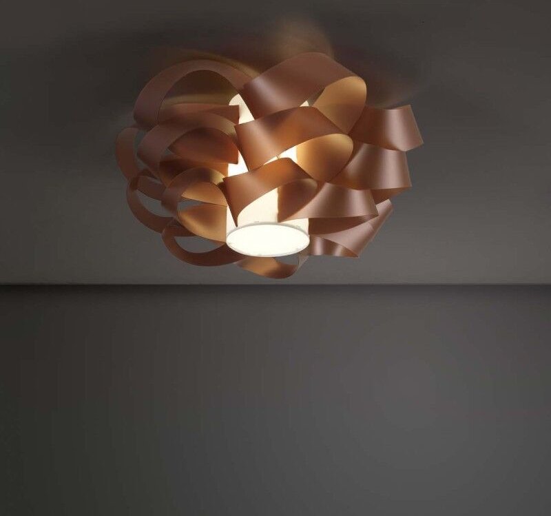 Linea Zero - Deckenleuchte ein Licht cloud Kupfer Durchmesser 50x h24 cm