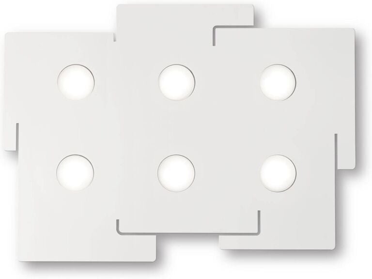 Ideal Lux Totem - 6 Licht Deckenleuchte Weiß