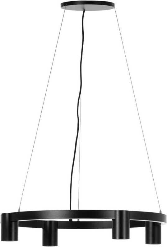 Brinja Hängeleuchte schwarz 4fl rund - Schwarz - Arcchio