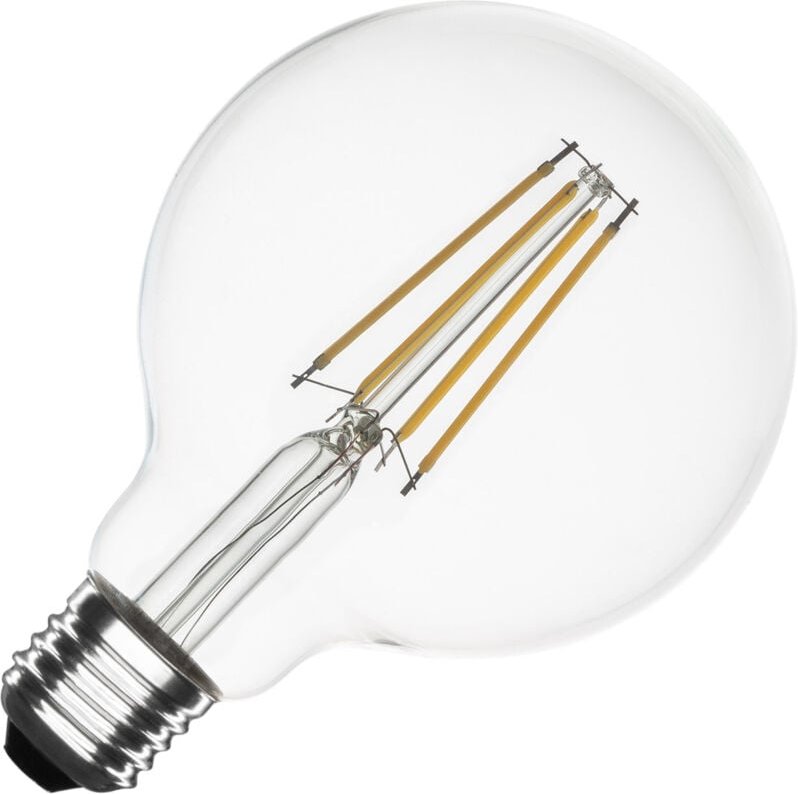 LED-Glühbirne Filament E27 10W 1200lm G95 Klasse A No Flicker 2700K Warmweiß