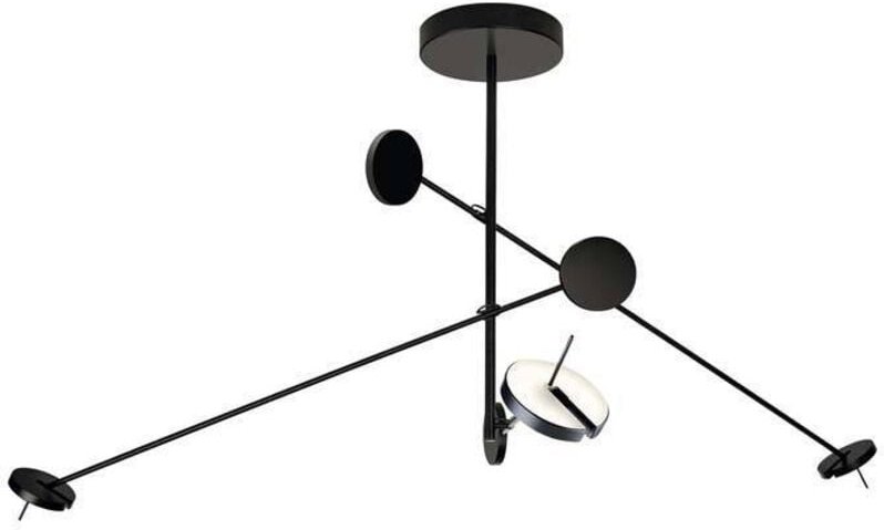 Leds-c4 - Grok Invisible - led Deckenanhänger Matt Schwarz 2295lm 3000K