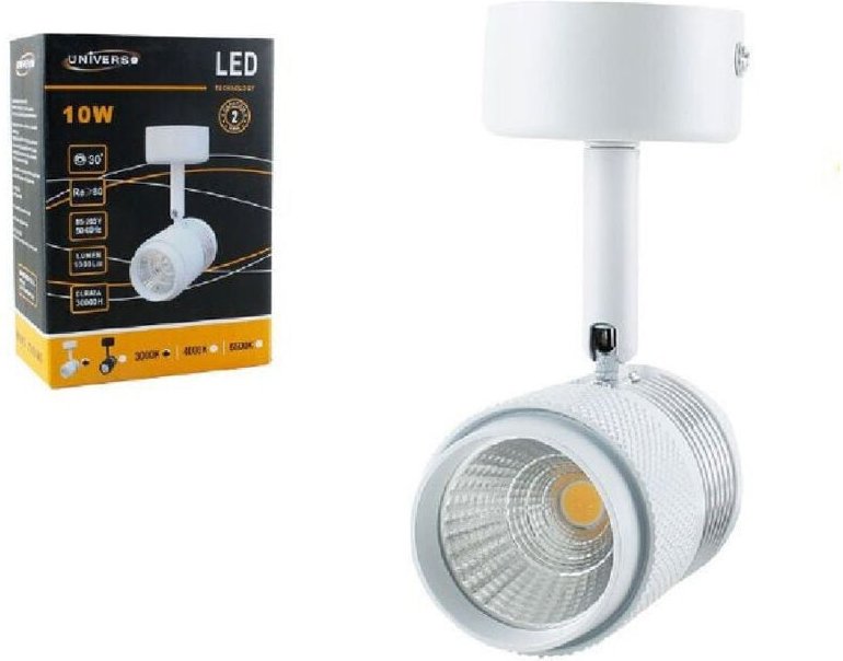 Trade Shop Traesio - Trade Shop - led cob 10W applique Little Bracket Forestry Bracket Deckenlampe F10W-1A Wand -