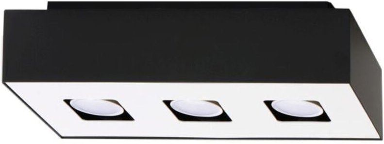 Deckenleuchte Mono 3xGU10 Neutralweiß 34cm Sollux