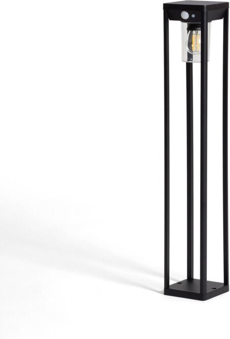 Wegeleuchte Außen Solar led 2W 60cm Aluminium mit Bewegungssensor Devah Schwarz