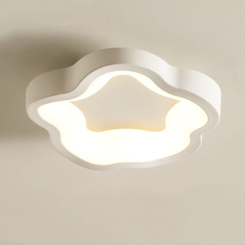14W led Deckenleuchte Modern Deckenlampe Ø23cm Weiß für Schlafzimmer Wohnzimmer Balkon Flur Küche - Warmweißes Licht