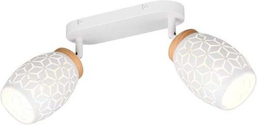 Thumbnail - Deckenleuchte Spotleuchte Spotlampe Metall weiß E14 drehbar L 28 cm