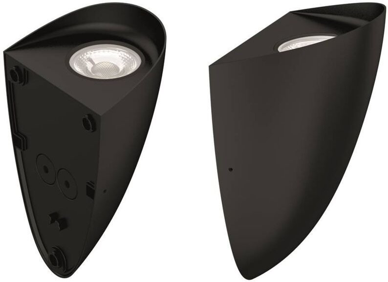 Vendela Außenwandleuchte schwarz, 3000K, IP65 - Elstead