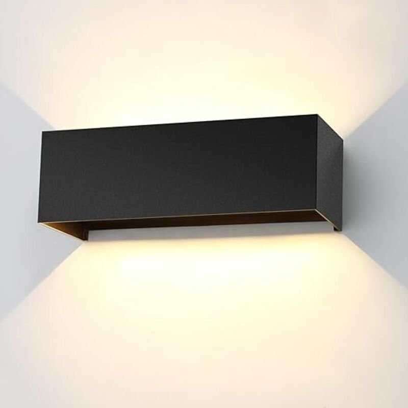 Thumbnail - 20W LED-Außenwandleuchte, verstellbare Aluminium-Außenfassadenbeleuchtung, IP65 wasserdicht für Treppenhaus, Wohnzimmer,...