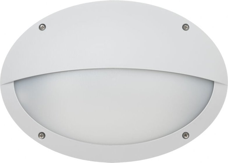 Dopo - Wandleuchte Teia Hor. Hood Ip66 E27 23w Weiß