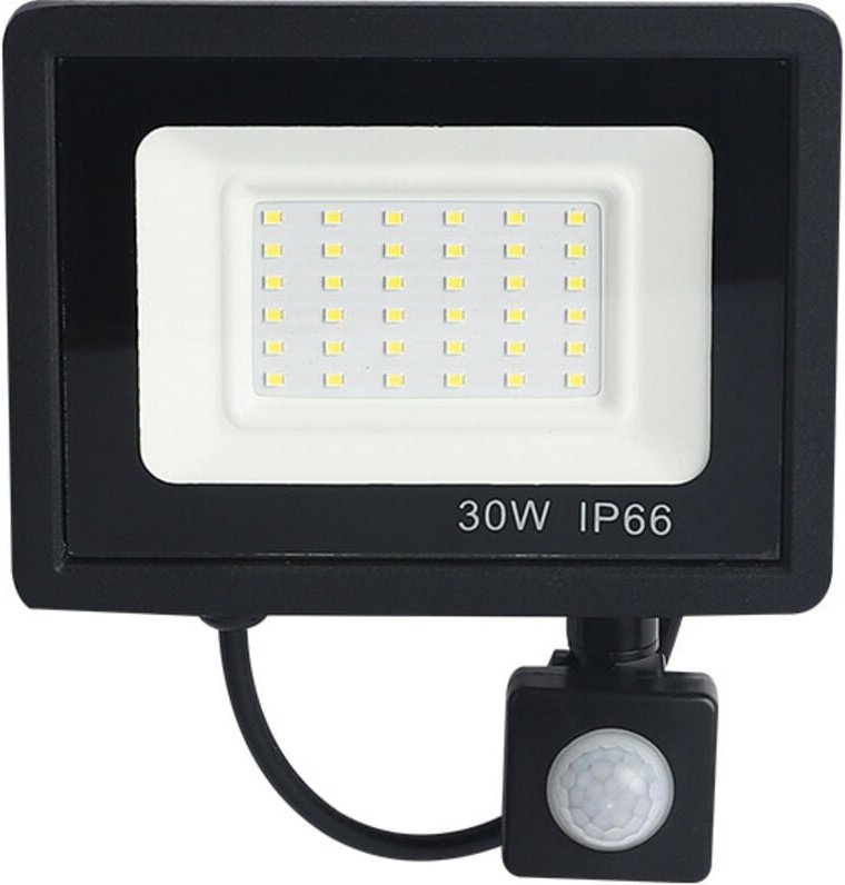 Infrarot-LED-Flutlicht für den Innenhof im Freien - Induktion des menschlichen Körpers - 30 W