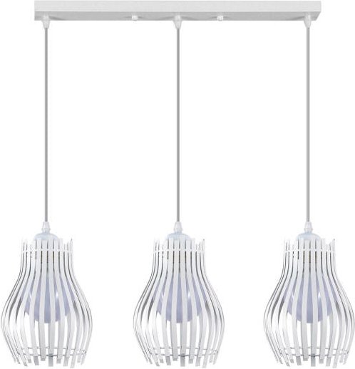 Ragusa Langgestreckte Deckenleuchte Weiß 3xe27 Regx64x16cm - Fabrilamp