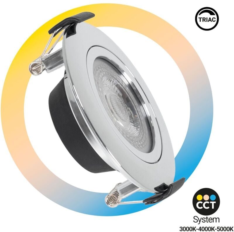 Downlight led Innen - 7W - cct - dimmbar triac - 630lm - Schnitt