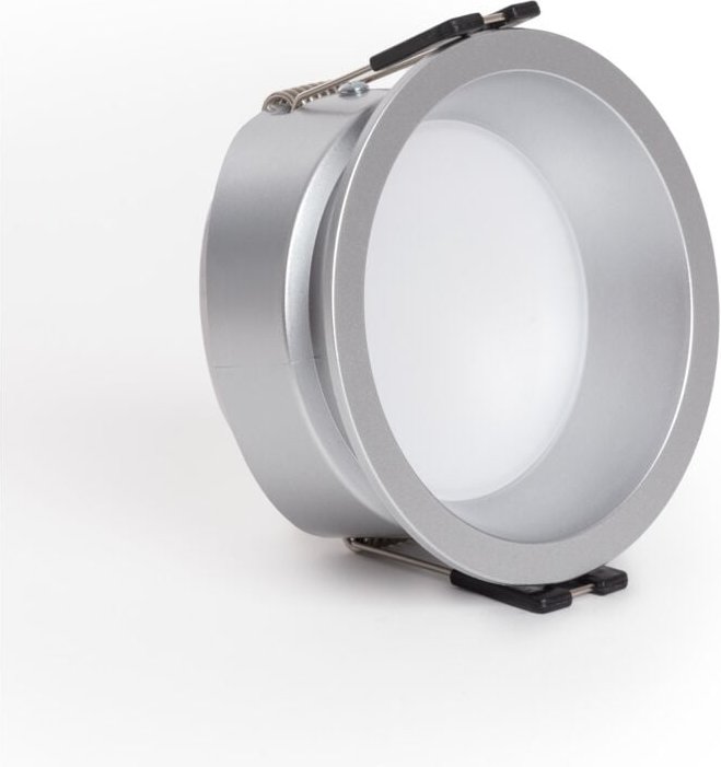 Efectoled - Downlight-Ring Konisch IP65 für LED-Glühbirnen GU10 / GU5.3 Schnitt Ø75 mm Maxis Silber
