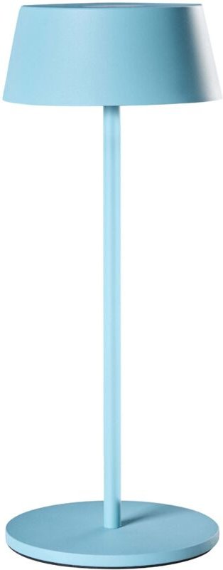 Kabellose LED Tischlampe GUDER mit Dimmer Metall Blau