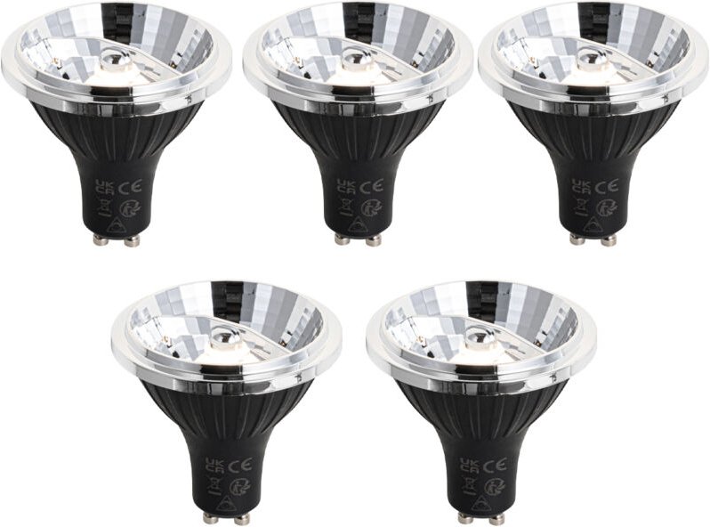 Luedd - 5er-Set GU10 3-Stufen-Dimmbare LED-Lampe 70mm 6,5W 600LM 3000K
