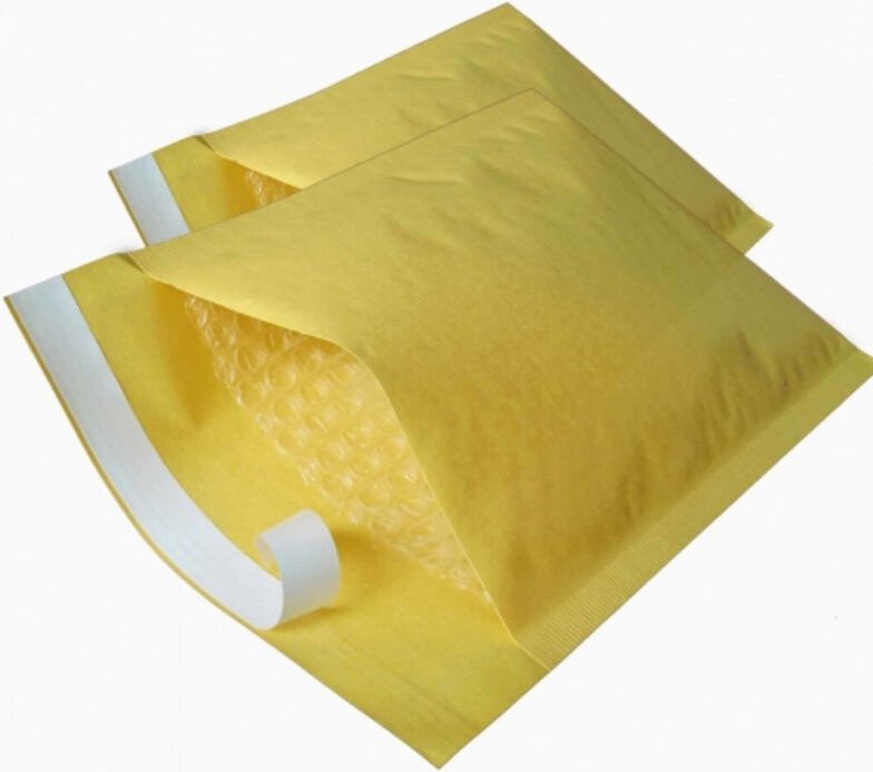 Trade Shop - BULKED YELLOW LETTERS ENVELOPE 25x30 POSTALS WITH PLURIBALL ADHESIVE CLOSURE -