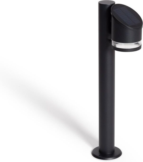 Led Bodenstehleuchte Außen Solar 50cm Aluminium Eddan Schwarz