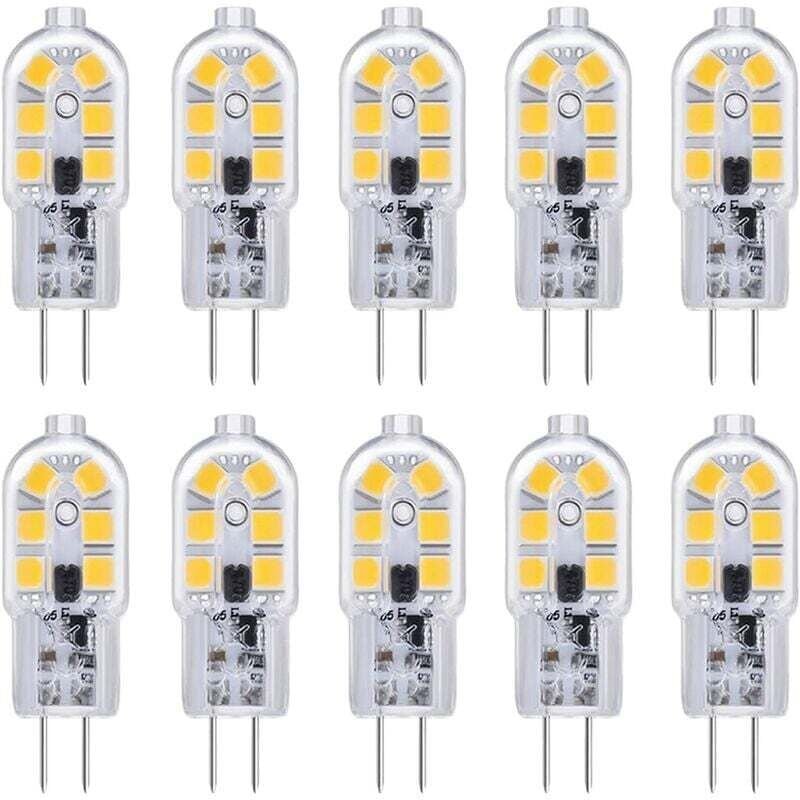 G4-LED-Lampe für Dunstabzugshaube, 12 V, 2 W, Kaltweiß 6000 K, 200 lm, Bi-Pin-G4-Halogen-Äquivalent, 12 V AC/DC, G4-LED-...