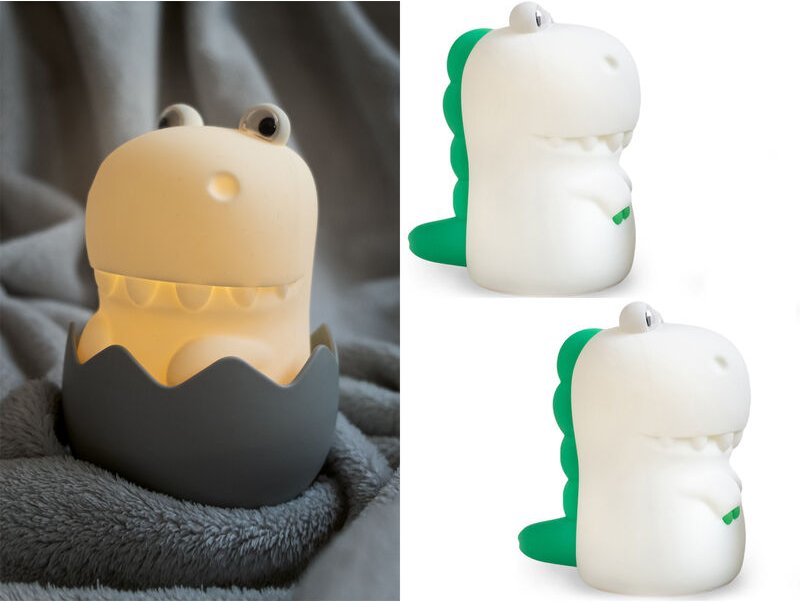 Meinewunschleuchte - 2er Set led Nachtlichter, per usb aufladbar, mit Farbwechsel & 2 Lichtmodi