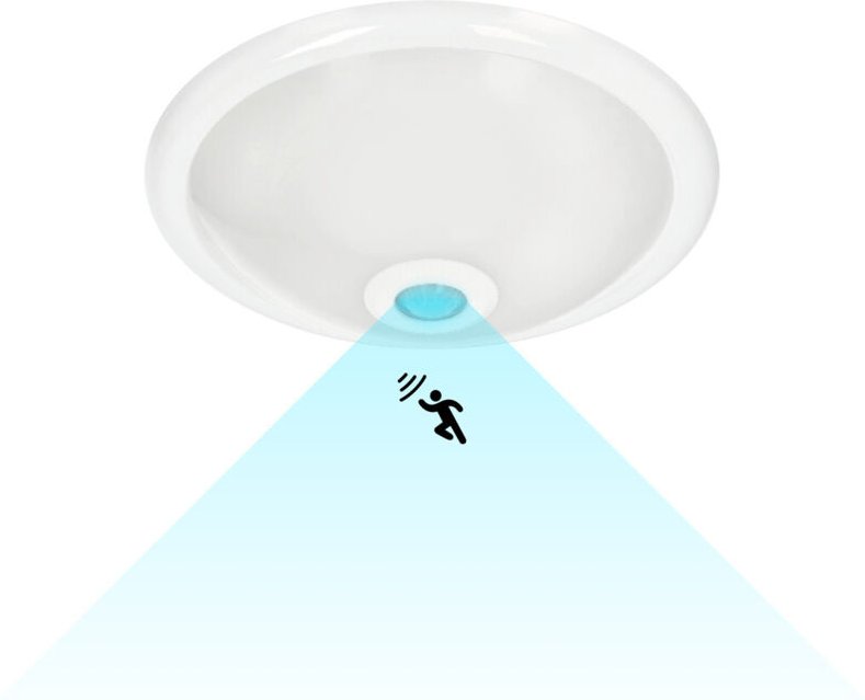 Mario Deckenleuchte 2xE27 PIR IK08