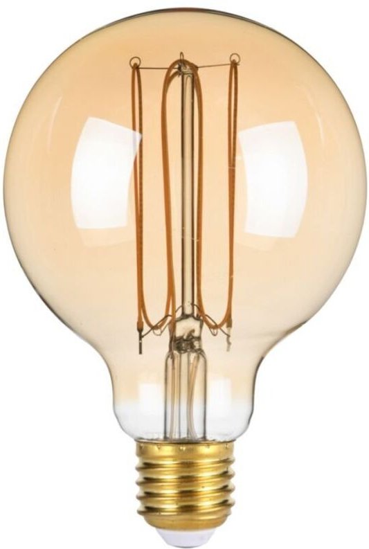 LED-Glühbirne 4W Bernstein E27 2200K DIMM 454G95DIMTHAMB Italux