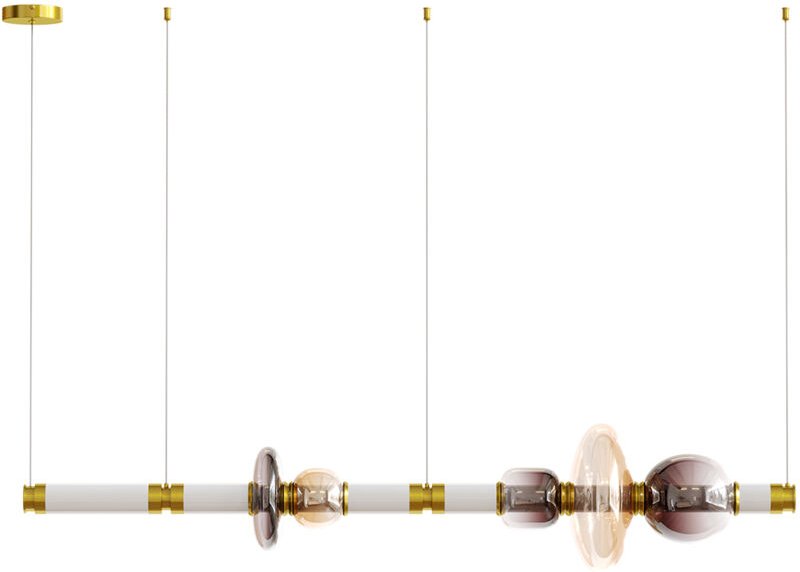 Kristall-Pendelleuchte - led - Singlen 120 cm Multicolor