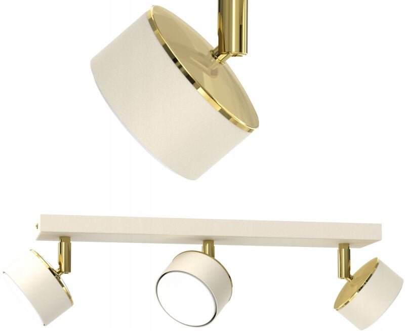 Deckenleuchte Ecru Beige Gx53 Polnisch Moderne Lampe 3-Punkt