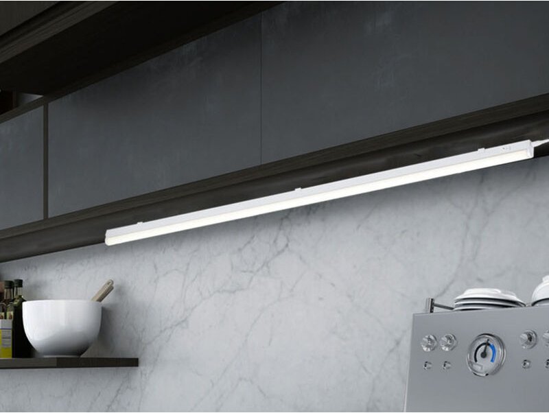 Reglette-Applikation Led 18 W Ramon Bianco L114 cm Trio-Beleuchtung