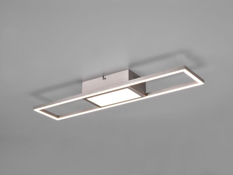 Led Deckenleuchte rigido Silber dimmbar & Lichtfarbe einstellbar, b: 60cm