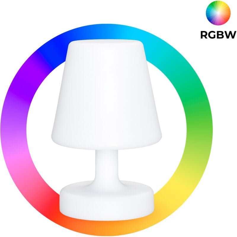 RGBW LED Leuchte - 6W - Wiederaufladbar