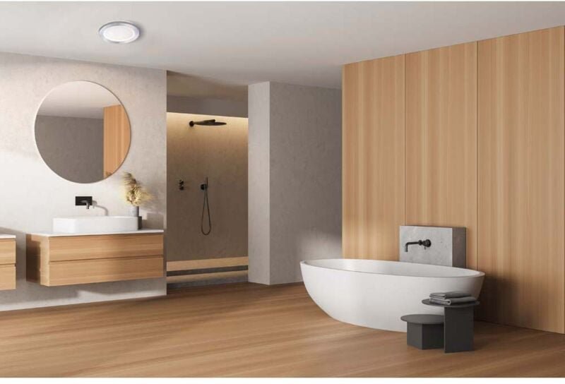 Fischer&honsel - Deckenlampe Badezimmerleuchte dimmbar 3 Stufen led Spot chrom Badlampe IP44