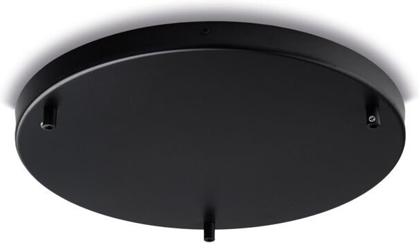 Rosone multicavo in ferro nero diametro 40 con 3 fori H.3 - Ø40