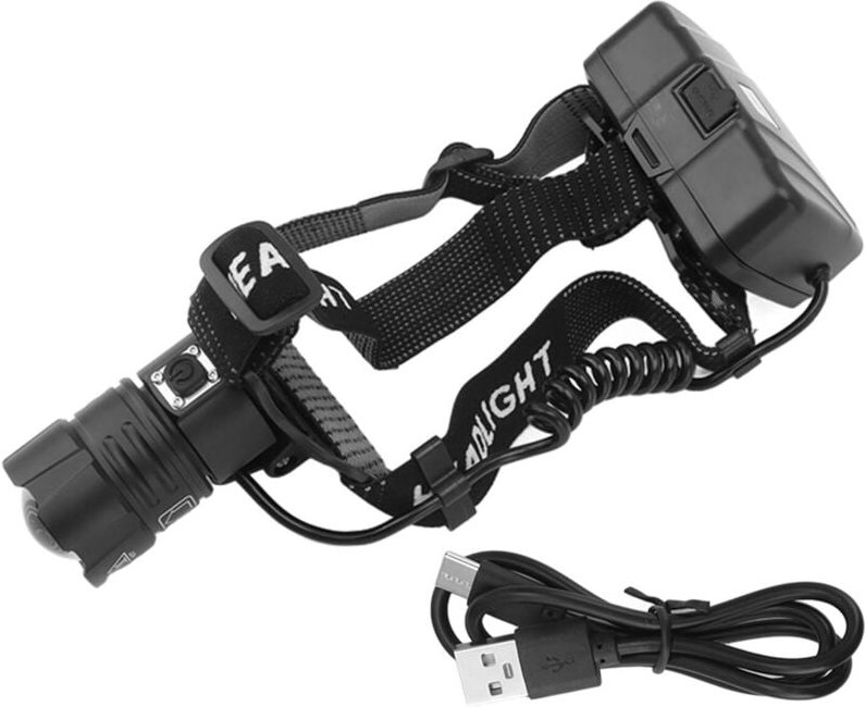 Headerbs LED-Stirnlampe, 3-Modus-Outdoor-Stirnlampe für Camping und Outdoor-Aktivitäten.