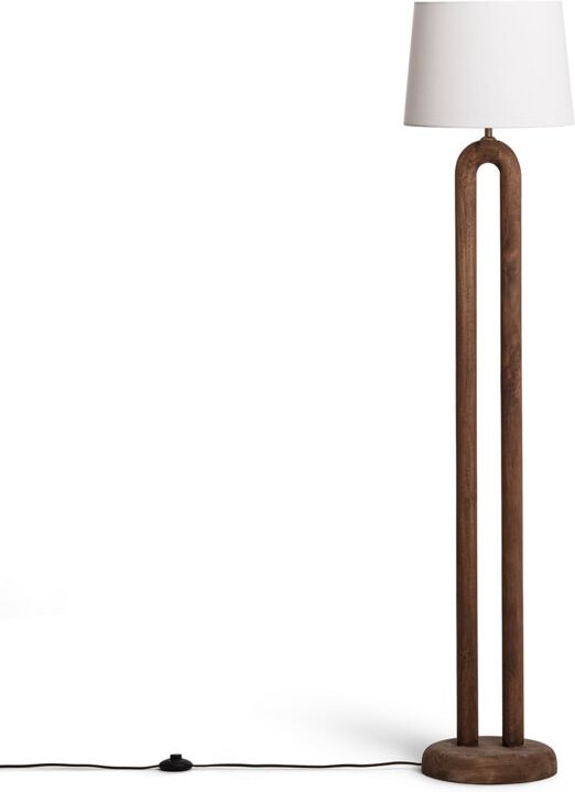 Stehlampe aus Holz Silta Natürlich