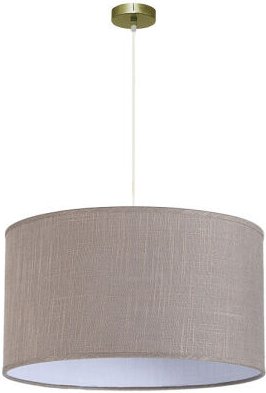 Fabrilamp - abrila akunadecor Große Pendelleuchte mit Schirm Modell Happy Grey 3 Lichter